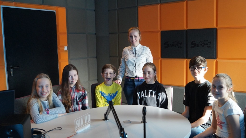 Uczniowie z SP nr 6 poprowadzili audycję w Twoim Radiu