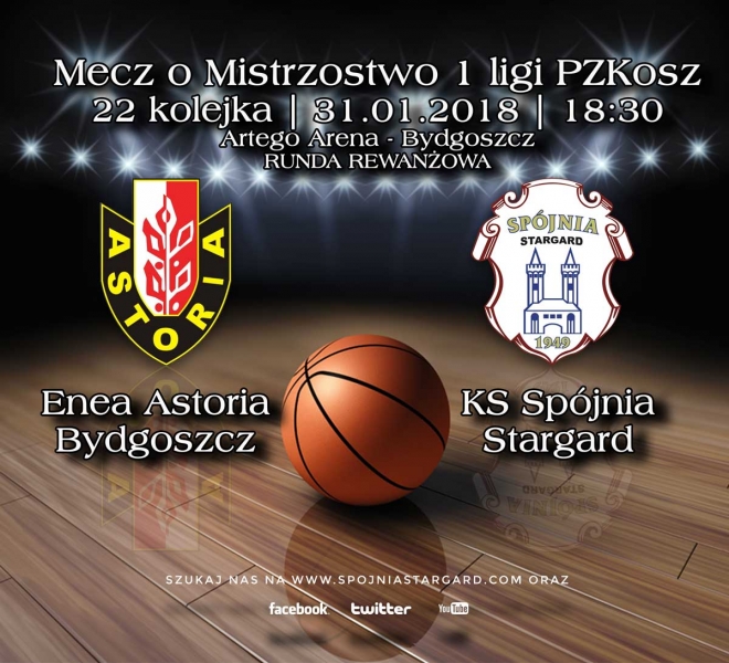 Spójnia gra w Bydgoszczy. Są jeszcze wolne miejsca w autokarze!