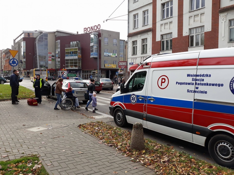 Stargard: Potrącenie pieszej przy ul. Piłsudskiego