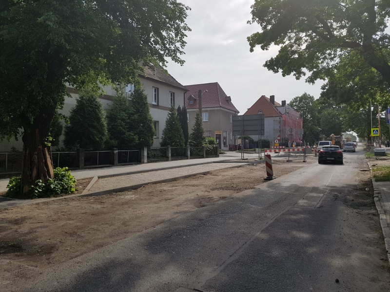 Remont Alei Żołnierza w toku