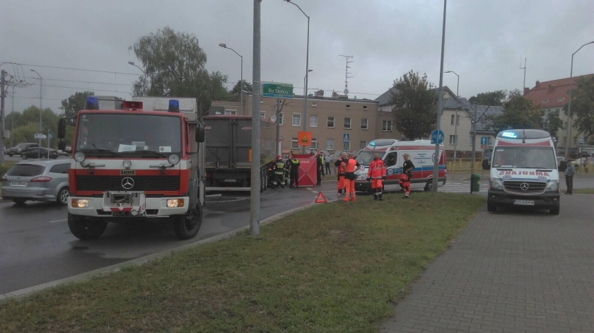 Tragiczny wypadek w Szczecinie. Nie żyje rowerzysta
