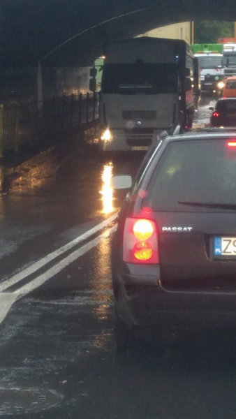 Kierowcy odczuli skutki opadów