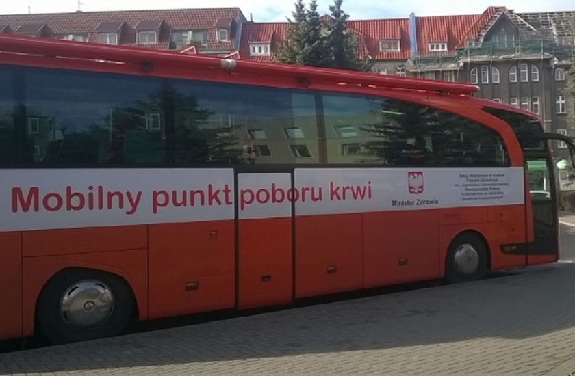 Do 12:00 można oddać krew na Placu Wolności
