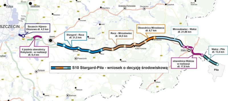 Budowa drogi S10 na odcinku Stargard Piła coraz bliżej Twoje Radio