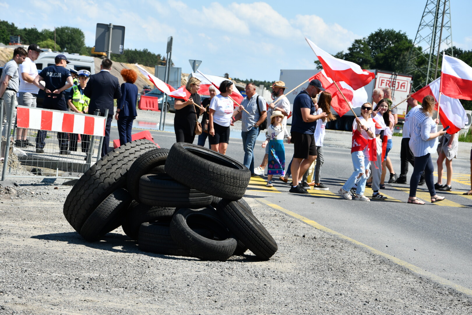 Protesty mieszkańców Świnoujścia w sprawie blokady ulicy Ku Morzu