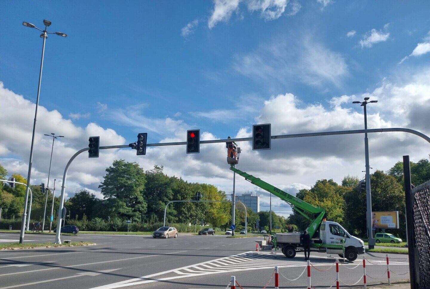 Modernizacja świateł na skrzyżowaniu pozbawiła koszalinian sekundników