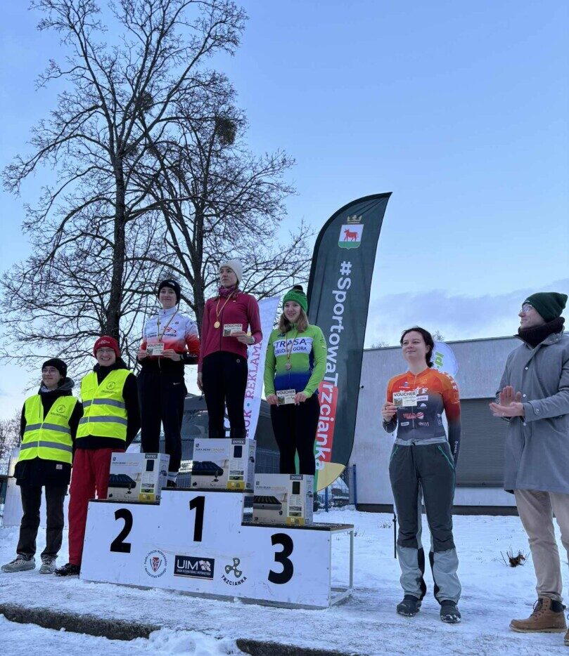 Kolarka z Darłowa na podium przełajowego Pucharu Polski