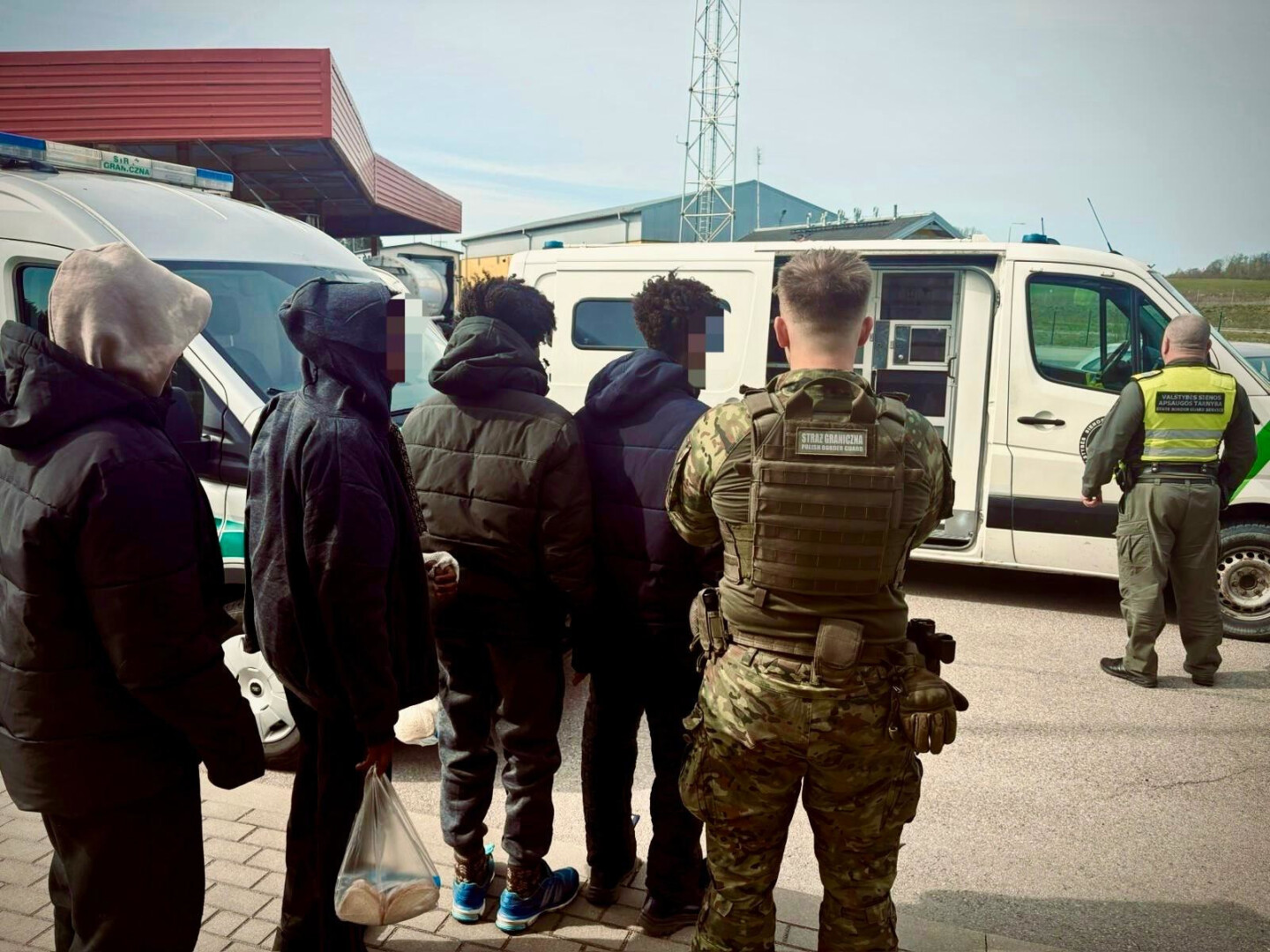 Straż Graniczna w Szczecinie udaremniła przemyt czterech obywateli Somalii