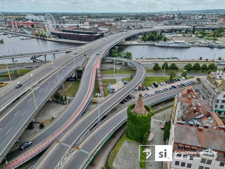 Szczecin. Miasto odpowiada na zarzuty ws. rozbiórki łącznic Trasy Zamkowej