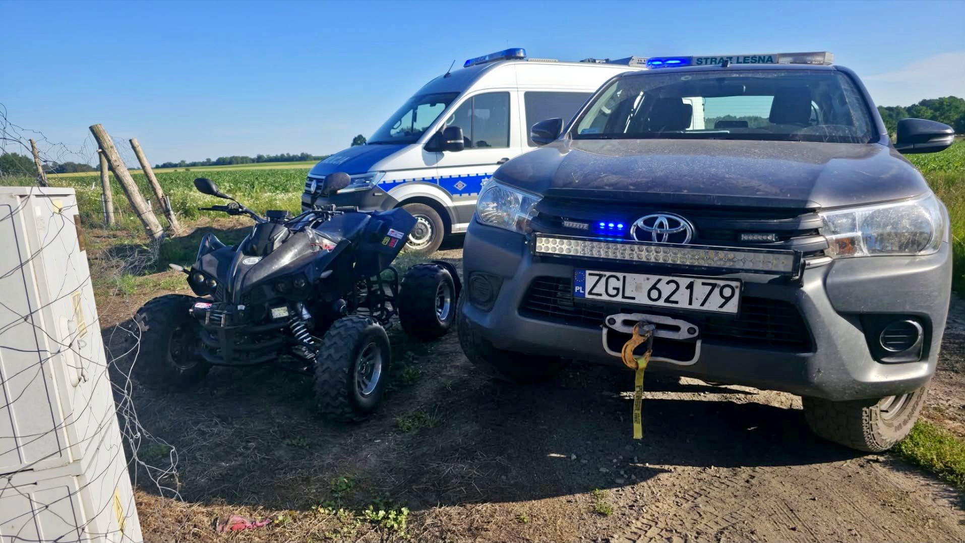 17-latek uciekał quadem przed Strażą Leśną. Ta przejażdżka będzie go słono kosztować