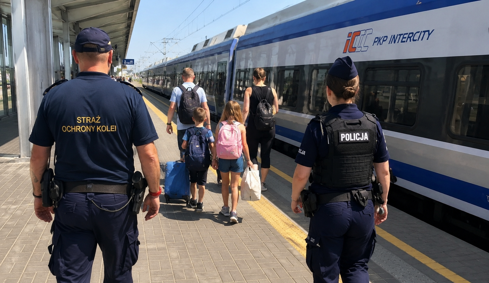 Pijani rodzice w pociągu do Świnoujścia. Jechali z trójką dzieci
